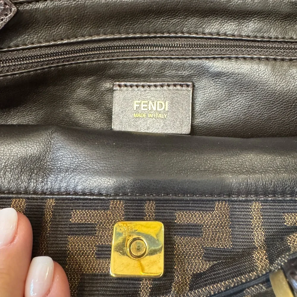 Authentic Fendi Zucca Classico No. 3 Bag